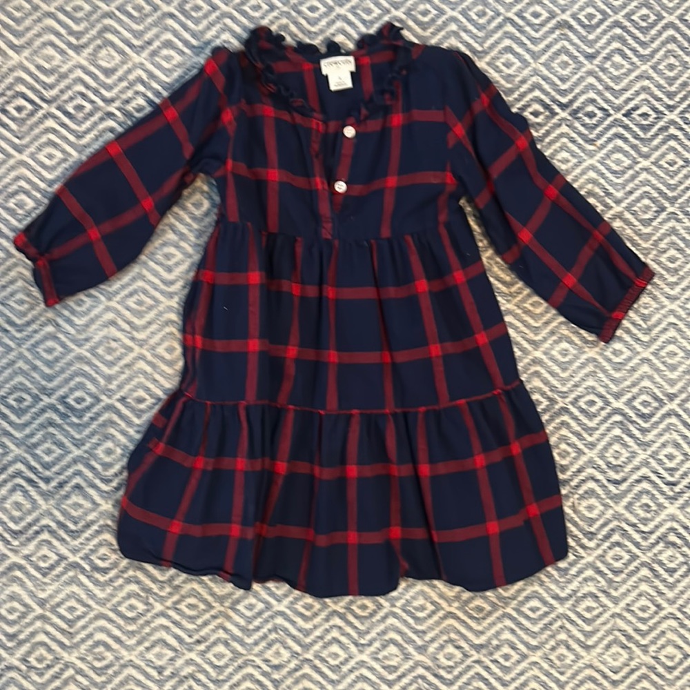 Plaid flannel dress